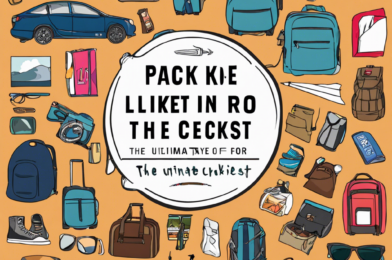 Pack Like a Pro: The Ultimate Checklist for Every Type of Trip